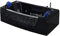 BADEWANNE WHIRLPOOL Jamaica 180 x 90 cm SCHWARZ 2 MENSCHEN FARBTHERAPIE