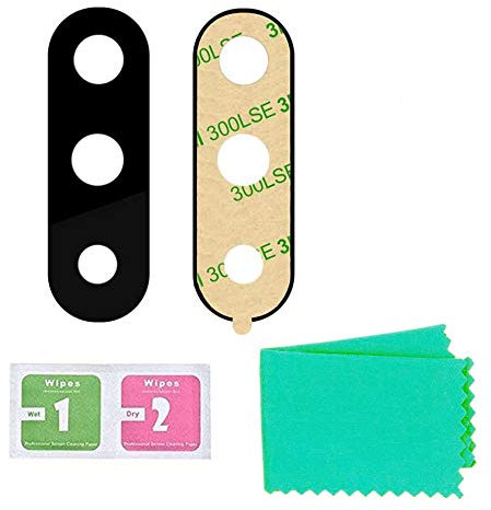 2 Stück Kamera Linse Glas Rückseite Linse von Hauptkamera Back Kamera kompatibel mit Huawei P30 Camera Scheibe Ersatz mit Kleber