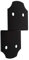 National Hardware N800-008 Decorative Joist Tie Outdoor Reinforcement Hardware Accents Brackets and Bracers for Pergolas Gazebos Garden Arches and Raised Garden Beds, 1 3/4 X 5 X 9 3/4, Black, 6
