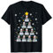 Federball Grafik Badminton Spieler Geschenk Weihnachten T-Shirt