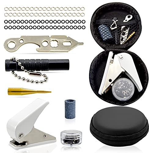 DIMBOI Dart Accessory Kit for Soft Tip and Steel Tip with Dart Rubber O Ring, Dart Sharpener, Dart Wrench Tool, Shaft and Dart Point Remover Tool, Flight Hole Punch Tool, Dart and Accessories Set