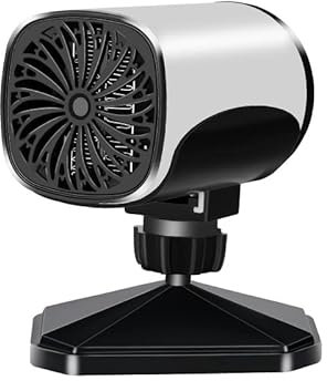 MoreChioce Tragbare Auto Heizung Defroster, 12V Auto Heizlüfter Ventilator Defogger Auto-Windschutzscheiben Entfroster Demister mit 360 ° Drehbar Basis für Camping Reisen Büro Schlafzimmer
