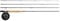 Greys Fin 8' 4wt Fliegenrute und Spule, 4-teilige Graphitstange, große Dorn Disc Drag Fin Reel