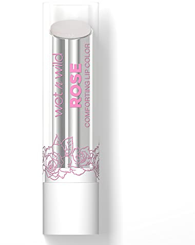 Wet n Wild Rose Comforting, Creamy Vibrant Lip Color, Rosehip Oil and Vitamin E Enriched Formula, Buidable Color, So Much Shine Shade