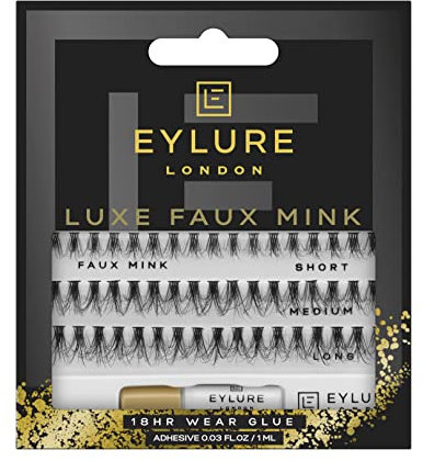 Eylure Luxe Faux Vison Individuels Noir