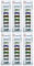 Elizabeth Ward Bead Storage Solutions 8 Piece Craft Organizing Storage Containers for Small Beads, Crystals, and Fasteners, Clear (6 Pack)