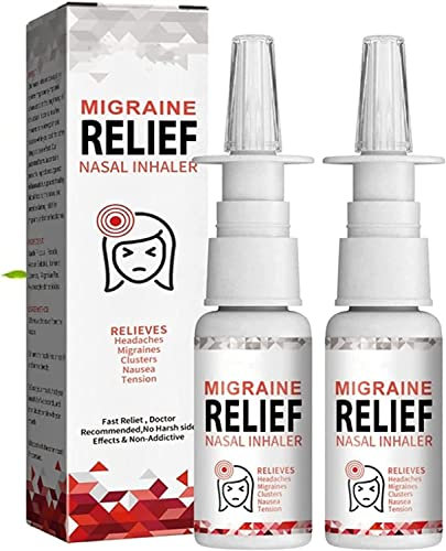 30ml Migcare Migraine Relief Nasal Inhaler for Headaches & Tension Relief,Natural Nasal Inhaler (2pcs)