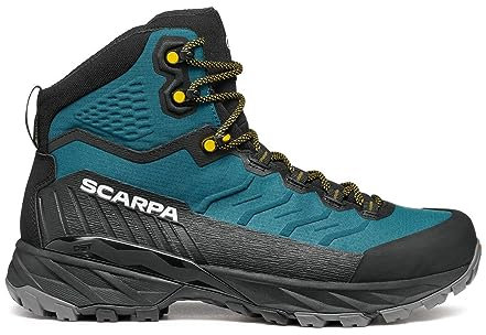 Scarpa Herren Rush TRK LT GTX Schuhe, Petrol-Mustard, 45.5