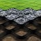 30m² Stabilisateur Gravier 5cm Hauteur,10x3 m Stabilisateur De Gravier, Grille De Protection pour Gazon, Grilles De Pelouse