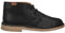 PAYMA - Stivali Stivaletti Safari Deserto in Pelle per Uomo e Donna. Fatto in Spagna. Scarpa Chukka Pelle Liscia Sport. Suola Gomma. Colore: Nero Liscio, Taglia: EU 45