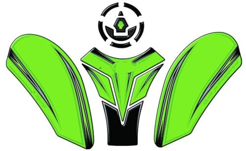 BIVOO Motorrad Kraftstofftank Traktionspads Motorrad 3D Kraftstoff Tank Pad Schutz Aufkleber Aufkleber Für Kawasaki ZX10R 2010 2011 2012 2013 2014 2015 Tankpad (Size : 4B)