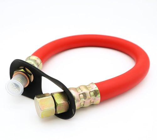 HON1012 12 mm Ölwechsel-Ablaufschlauch für Honda GC160, GX240, GX270, GX340, GX360, GX390 Motoren HON1412, Rot