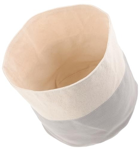 VINTORKY Wiederverwendbarer Brotaufbewahrungskorb Baumwoll-Brotkorb zum Backen von Lebensmitteln leicht zu waschende Bäckereibeutel