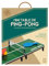 MISTER GADGET, MG3385, Tavolo da Ping Pong 60x30cm, Modello Piccolo, Divertimento Divertente, Legno MDF e Plastica, Verde, Nero, Bianco, Blu, Rosso, Dimensioni: 60 x 30 x 7 cm