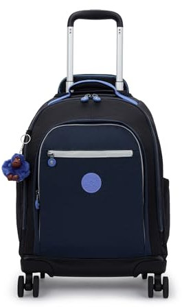 Kipling New ZEA Large Wheeled Backpack, True Block (Blue)