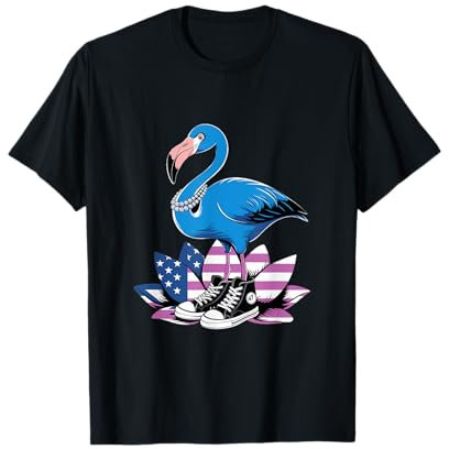 Kamala's Lead Flamingo Vision in Chucks & Pearls T-Shirt