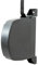 IdeaGenesis - Recogedor plegable de persiana enrollable - Enrollador abatible con cinta para fijación en pared o marco ventana - Sistema universal resistente (Negro cinta negra, Cinta 14mm)