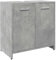 vidaXL Waschbeckenunterschrank Betongrau 60x33x60 cm Holzwerkstoff, Waschtisch, Waschbeckenunterschrank, Waschtisch Unterschrank