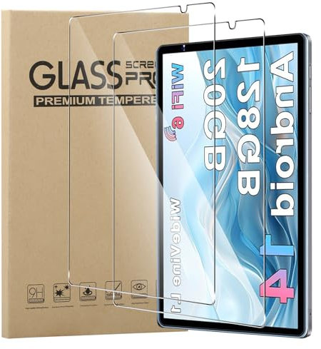 MEMELOKA Protector de Pantalla para Biegedy B22 Tablet/JUEDUR Tablet 10 Pulgadas, 2 Piezas[Antiarañazos][Antihuellas][Alta Sensibilidad] 9H Dureza Cristal Templado Biegedy B22 Tablet/JUEDUR Tablet