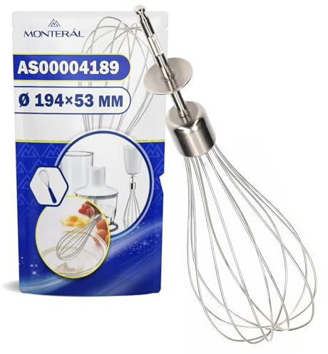 Fouet de Batteur Mélangeur avec le Code Original AS00004189 pour Braun - Garantie de 10 Ans - MONTERAL