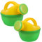 PEPLAYTAL 2piezas Regadera para Niño Niña Juguete De Agua Divertido para Playa y Baño Herramientas De Jardinería Infantil Diseño Portátil y Ligero para Jugar Diversión La Bañera