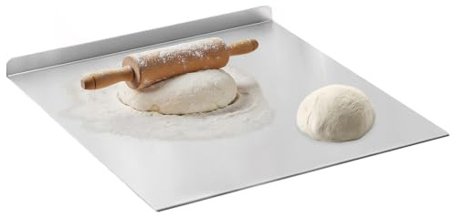 Stainless Steel Chopping Board, Heavy Duty Kitchen Cutting Board | for Meat Cheese Vegetables Fruit, Thickened Baking Kneading Rolling Panel, Pastry Board for Home Kitchen