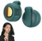 Portable Silent Mini Bladeless Electric Fan, Small Whirlwind Clip Waist Neck Fan, Portable Cooling-Fan with 3-speeds, Wearable Hands Free Fan, Clip Personal Mini Fans for Outdoor/Travel/Office (Green)