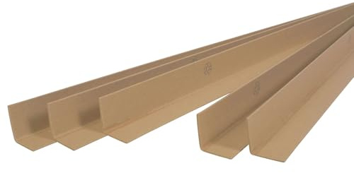 packster 1200x Kantenschutzleisten Länge: 1100 mm Kantenschutzwinkel aus Pappe 3 mm Schenkelbreite: 50 x 50 mm Braun
