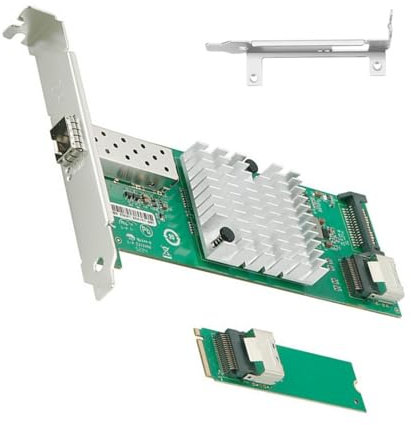 Tarjeta de red SFP+ de 10 Gbps 82599 Chip de transferencia de datos de velocidad rápida para servidores estaciones de trabajo