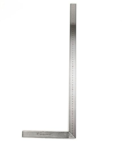 L-förmiges Winkellineal für Bau- und Tischlerei, in verschiedenen Größen, aus rostbeständiger Aluminiumlegierung (600 mm)