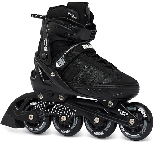 RAVEN Profession Inlineskates Inliner für Kinder und Erwachsene OPTIONAL 2in1 mit Schlittschuhen verstellbar