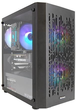 eXtremeBit PC Gaming Ordinateur de Jeu Assemblé, Processeur Core i5‑12400F, Mémoire RAM 16GB DDR4, SSD 1TB NVMe, Carte Graphique Nvidia GeForce RTX 5050 8GB GDDR6, Windows 11 Pro (Noir)