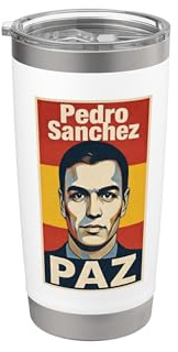 Pedro Sánchez Paz Peace Doppelwandiger Edelstahl-Thermobecher