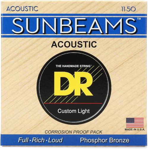 DR String RCA-11 Sunbeam Jeu de cordes pour guitare acoustique