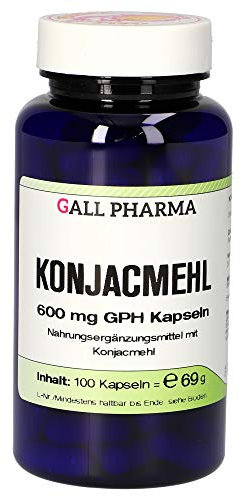 Gall Pharma Konjac-Mehl 600 mg GPH Kapseln 100 Stück