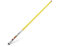 Outils Wolf ZMA150 Mango de Aluminio 1.40 O 1.50 M Multi - Star Zma140 - Zma150, Plateado Y Amarillo