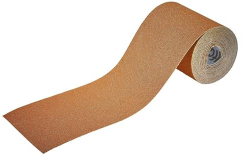 wolfcraft Schleifpapierrolle 5 m x 93 mm I 3173000 I Körnung 100 I für Holz und Metall I ideal für Heimwerker