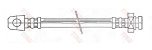 TRW Bremsschlauch PHD380 BREMSSCHLÄUCHE Länge: 310mm