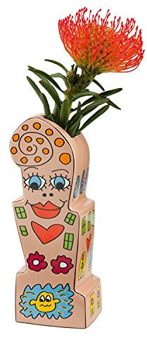 Goebel Flowers for My Girl Vase, Hartporzellan, bunt, 8.5 x 7.5 x 23.5 cm