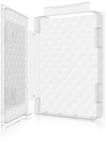 ICY BOX IB-AC6251 Einfaches Schutzgehäuse aus Kunststoff für 2,5 (6,35 cm) HDD/SSD, stapelbar