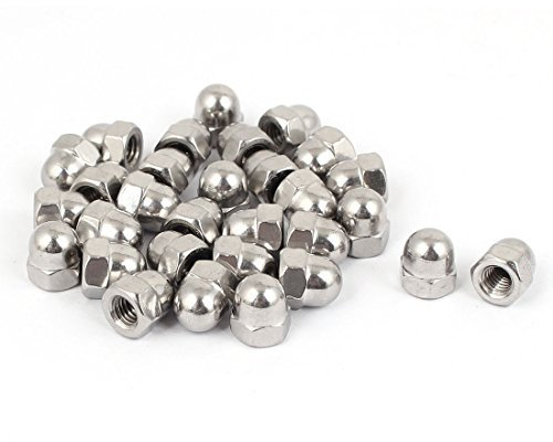 uxcell a16032200ux1126 M6 Gewinde Dome Kopf Edelstahl 316 Gap Eichel Sechskantmuttern