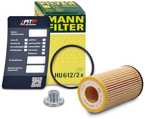 1x Ölwechsel Set - MANN ÖLFILTER + Ölablass-Schraube + LIQUI MOLY Ölwechsel-Anhänger