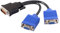Cablecc DMS-59-poliger Stecker auf Dual-15-polige VGA-RGB-Buchse, Splitter-Verlängerungskabel für PC-Grafikkarte