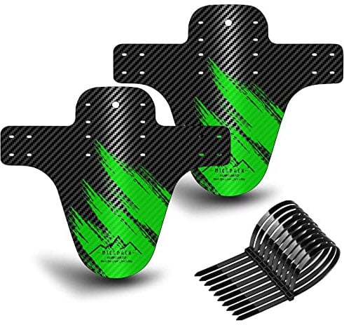 NICEDACK Schutzbleche Mountainbike,Mountainbike Spritzschutz,MTB Vordere und hintere kompatible Mudguard, Fahrrad zubehör MTB Mud Guard fit 20 26 27 27.5 29 Zoll Fat Bike