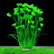 BSGP Plantes aquatiques artificielles en plastique pour aquarium Vert