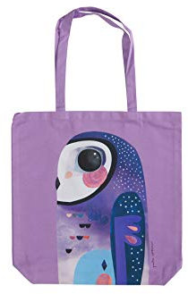 Maxwell & Williams Große Tragetasche, Motiv Lorikeet, 100% Baumwolle, Mehrfarbig, 42 x 41 cm, mit Print des Australischen Künstlers Pete Cromer, Farbenfrohe Einkaufstasche