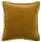 Vivaraise Einfarbiges Kissen Fara Bronze 45 x 45 cm