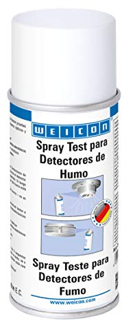 WEICON Spray Test para Detectores de Humo | 150 ml | Sin dejar residuos | Transparente