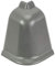 DQ-PP 1 barre d'angle extérieur - Anthracite - 38 x 42 mm - PVC - Barre de finition pour plan de travail, cuisine, plinthe de finition