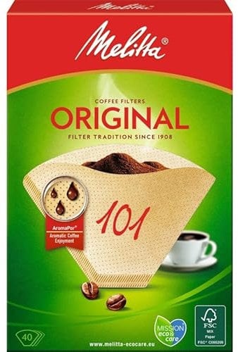 MELITTA - 40 Filtres À Café (101) Brun - Lot De 4 - Offre Special